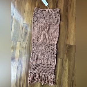 Cleobella crotchet maxi skirt , cochella , beach cover up